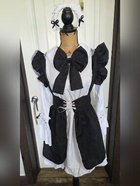 Gothic Lolita Maid Dress M